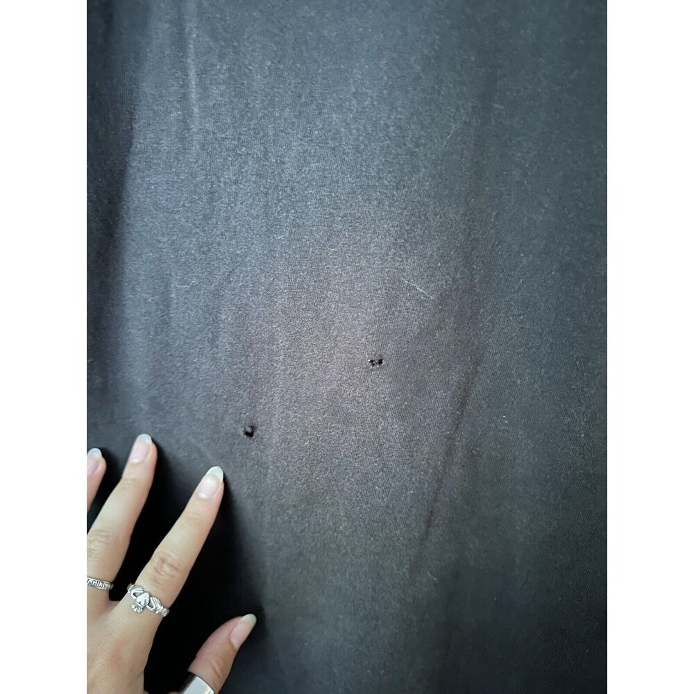 Vintage Nutmeg Chicago White Sox Black T Shirt Mens Size Medium *Flaw* - Picture 4 of 5